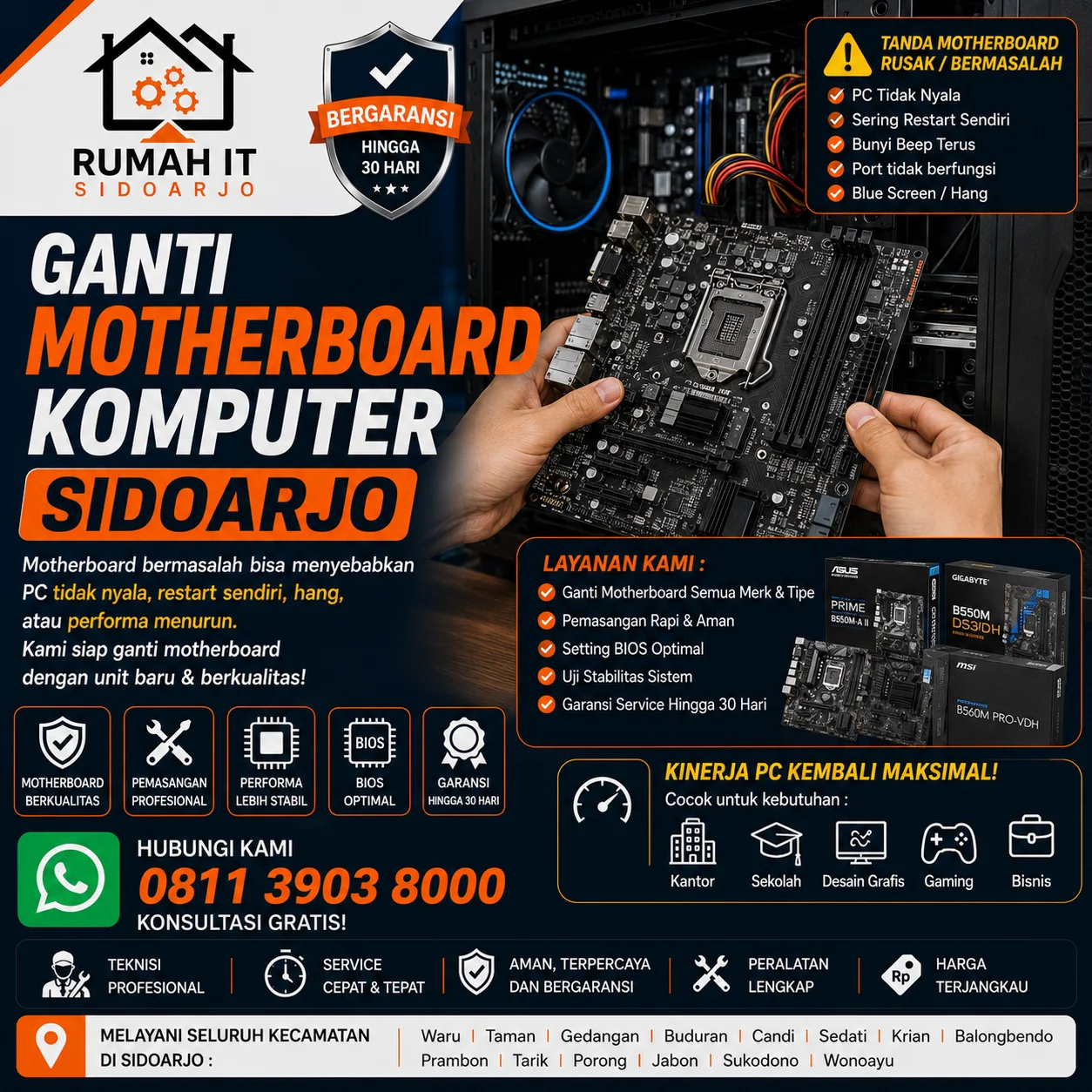 ganti-motherboard-komputer-sidoarjo