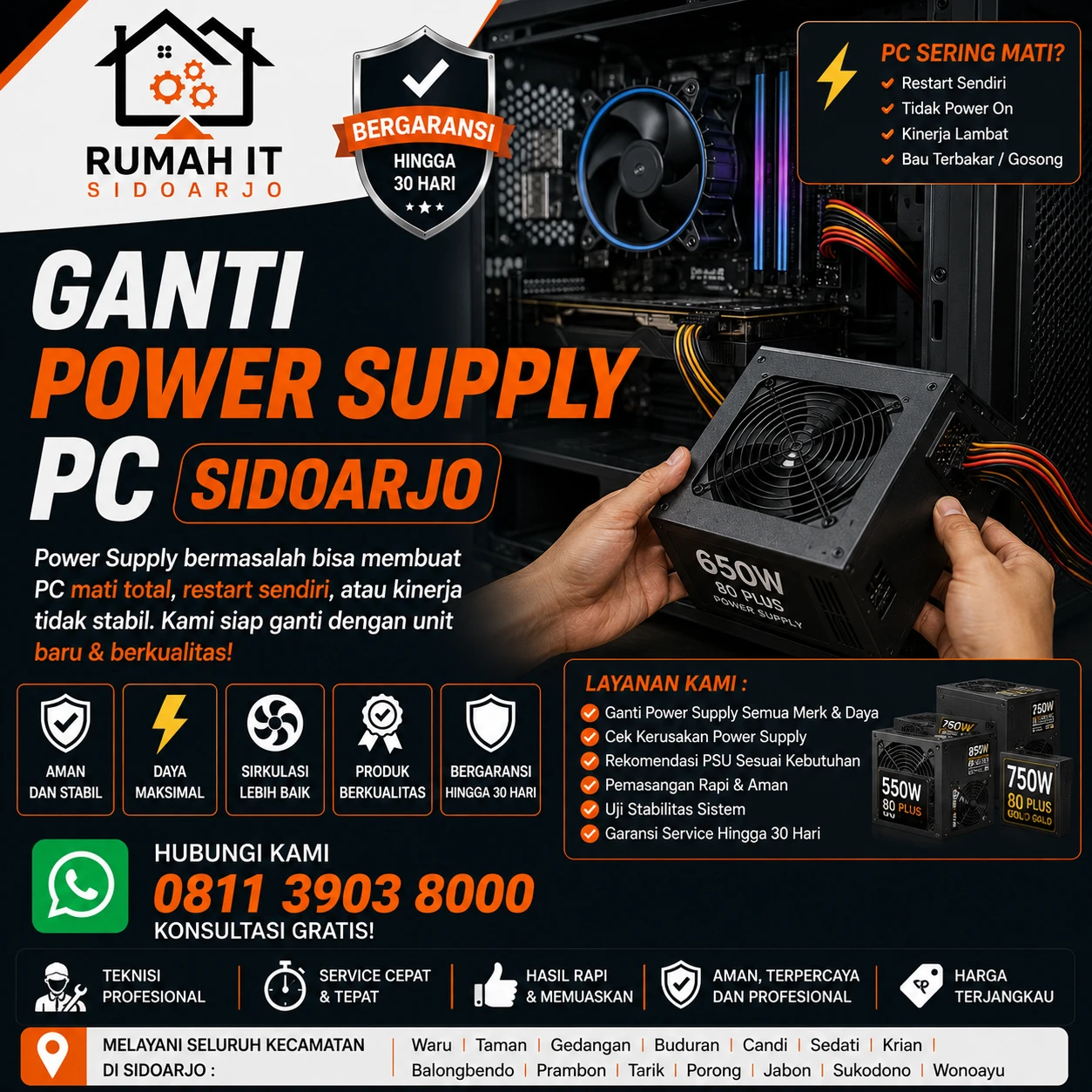 ganti-power-supply-pc-sidoarjo