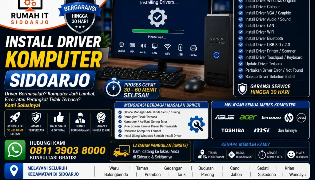 install-driver-komputer-sidoarjo