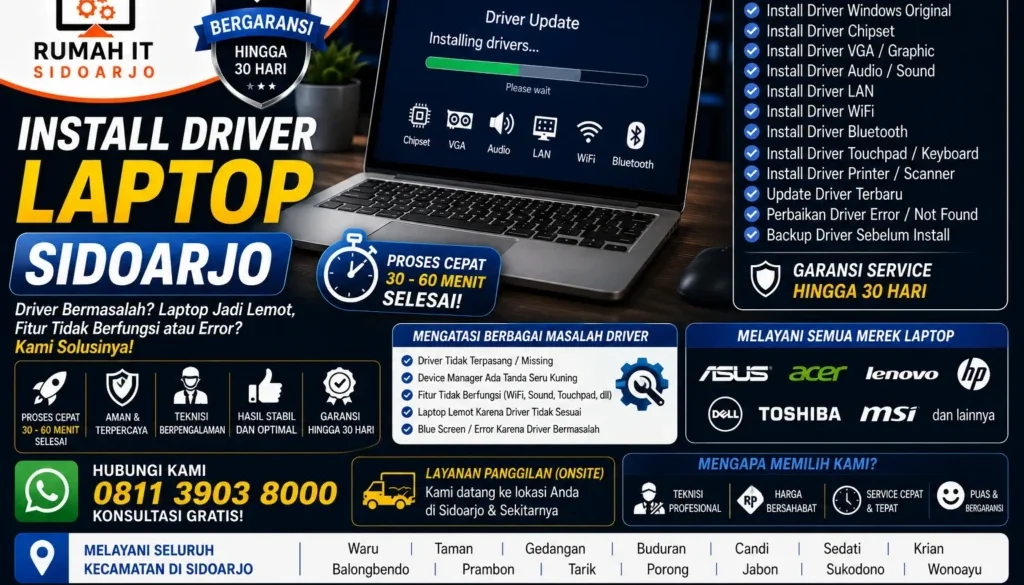 install-driver-laptop-sidoarjo