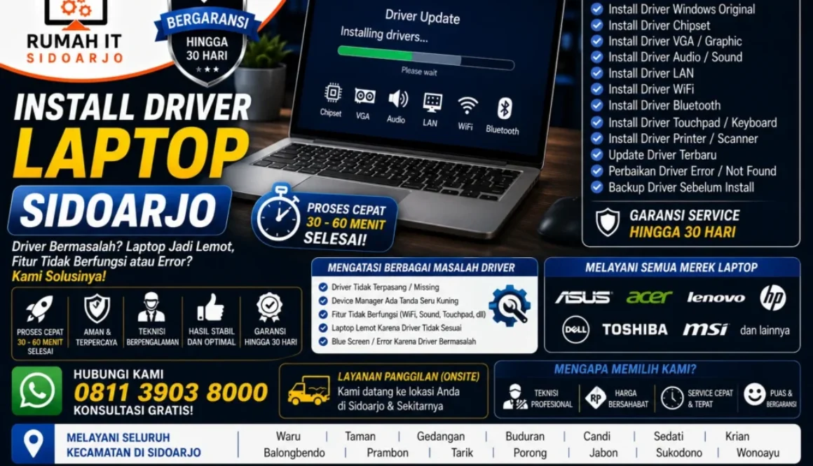 install-driver-laptop-sidoarjo
