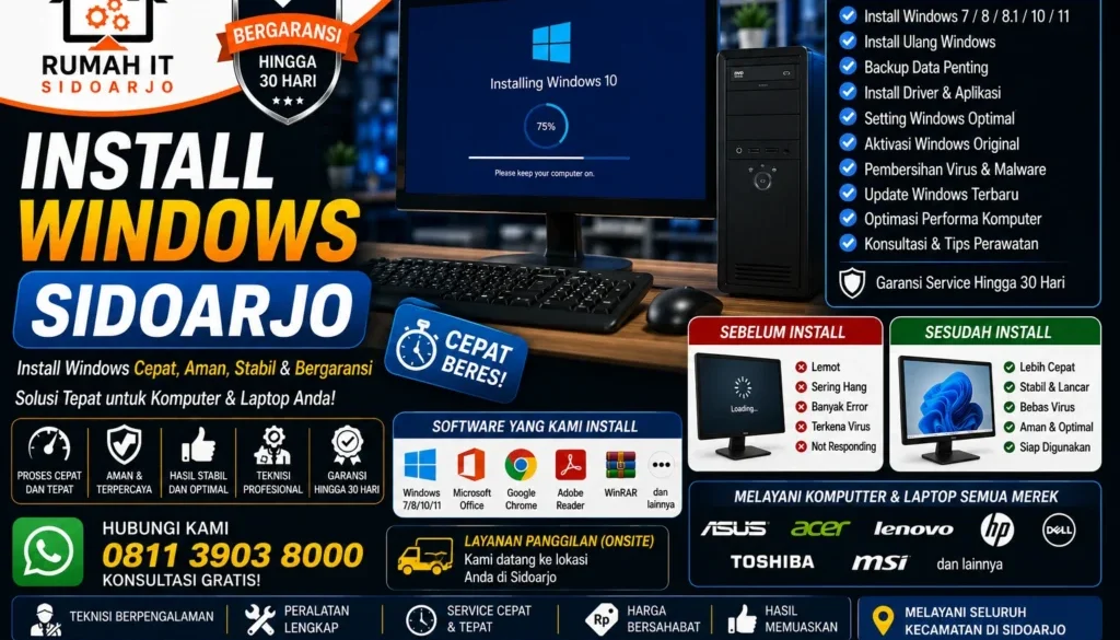 install-windows-sidoarjo