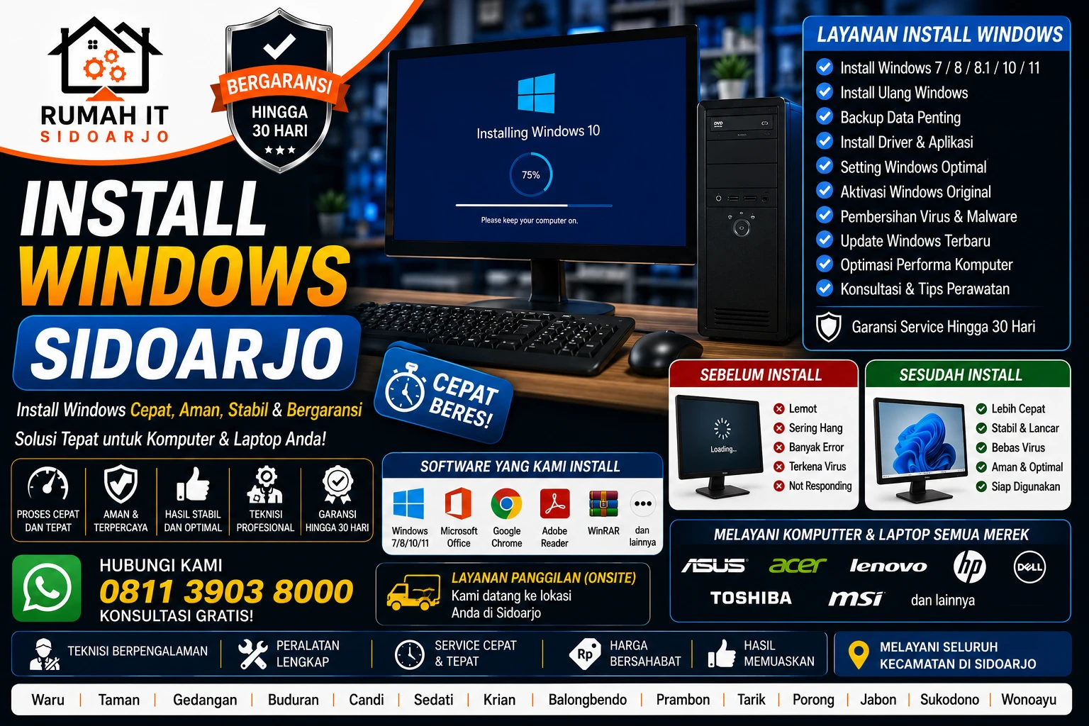 install-windows-sidoarjo