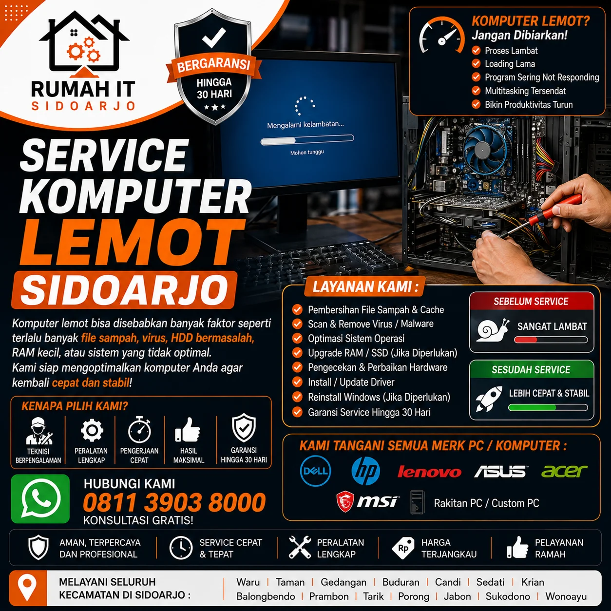 service-komputer-lemot-sidoarjo