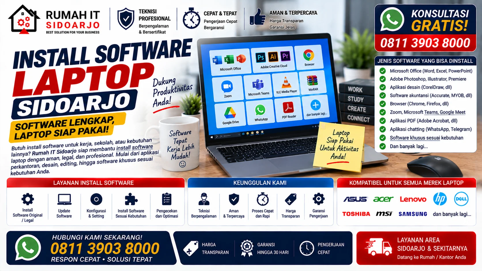install-software-laptop-sidoarjo