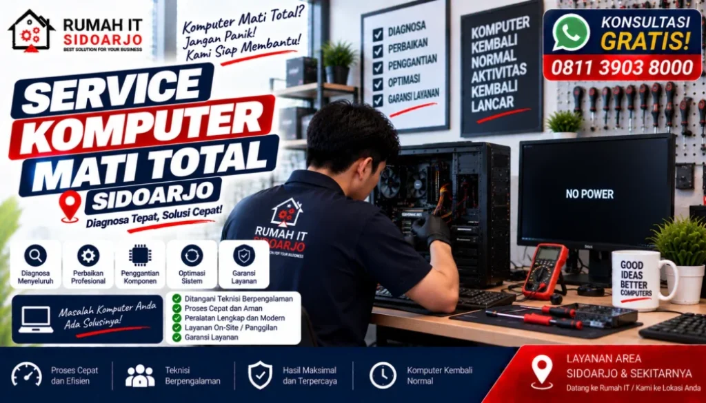 service-komputer-mati-total-sidoarjo