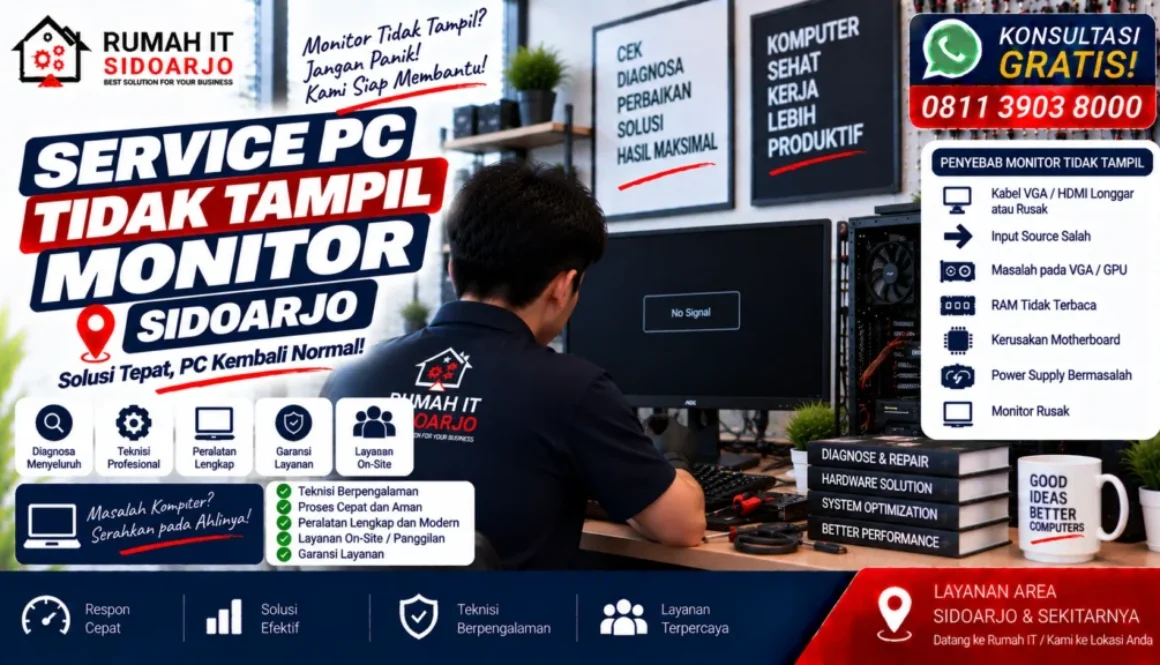 service-pc-tidak-tampil-monitor-sidoarjo