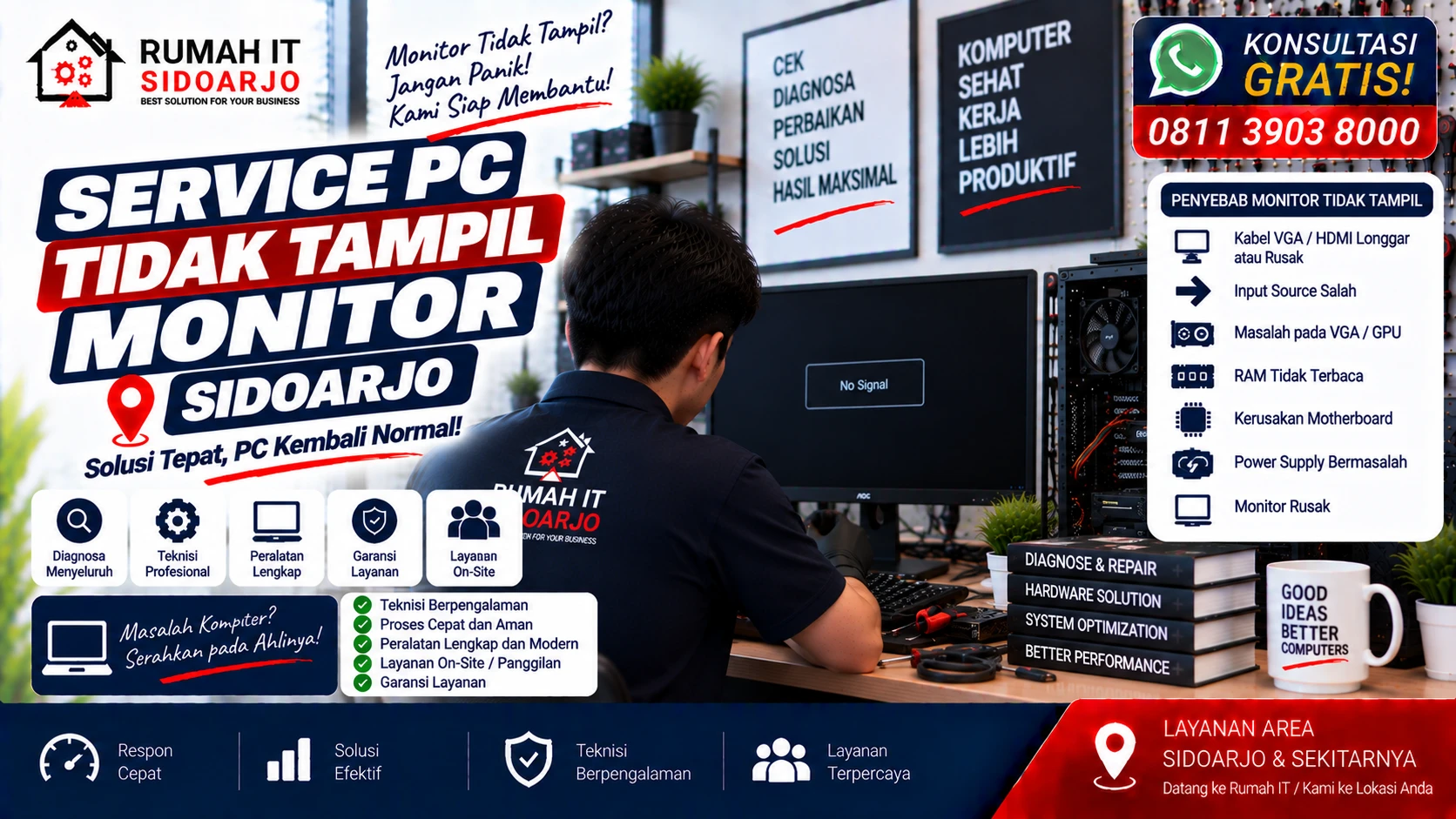 service-pc-tidak-tampil-monitor-sidoarjo